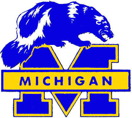Michigan Wolverines 1979-1987 Primary Logo diy fabric transfer